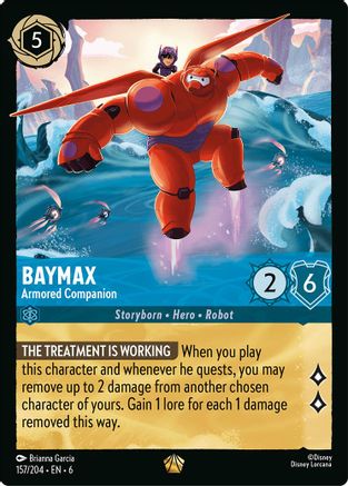 Baymax - Armored Companion (157/204) - Azurite Sea - Single Cards