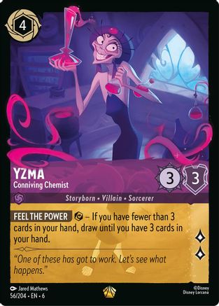 Yzma - Conniving Chemist (56/204) - Azurite Sea - Single Cards