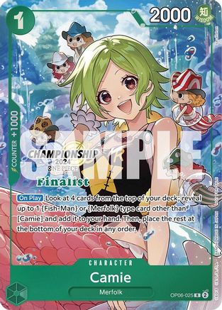 Camie (Championship 2024 Finalist Card Set) (OP06-025) - One Piece Promotion Cards - Single Cards