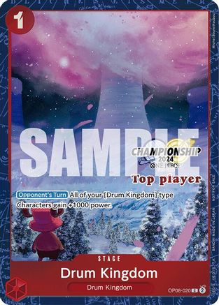 Drum Kingdom (Championship 2024 Top Player Pack) (OP08-020) - One Piece Promotion Cards - Single Cards