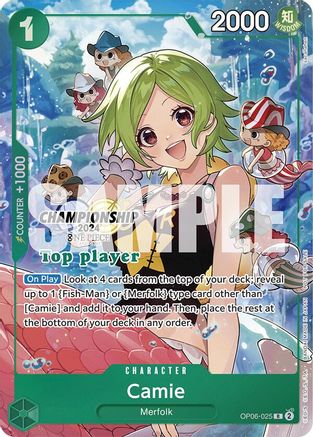 Camie (Championship 2024 Top Player Pack) (OP06-025) - One Piece Promotion Cards - Single Cards