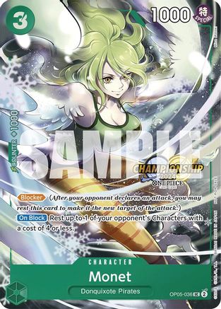 Monet (CS 2024 Event Pack) (OP05-036) - One Piece Promotion Cards - Single Cards