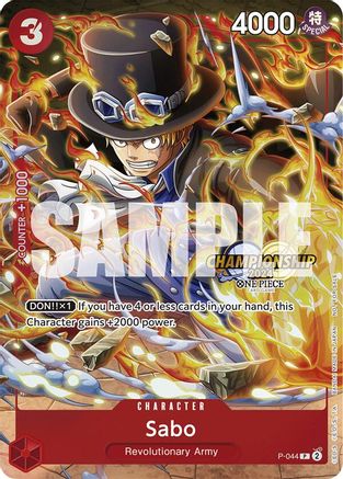 Sabo (CS 2024 Event Pack) (P-044) - One Piece Promotion Cards - Single Cards