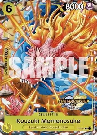Kouzuki Momonosuke (CS 2024 Event Pack) (P-064) - One Piece Promotion Cards - Single Cards