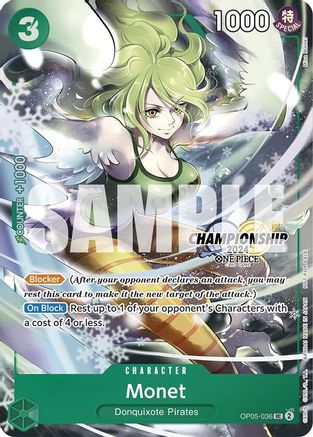Monet (CS 2024 Event Pack Finalist) (OP05-036) - One Piece Promotion Cards - Single Cards