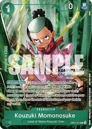 Kouzuki Momonosuke (CS 2024 Celebration Pack) (OP01-041) - One Piece Promotion Cards - Single Cards