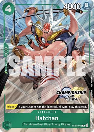 Hatchan (CS 2024 Celebration Pack) (OP03-033) - One Piece Promotion Cards - Single Cards
