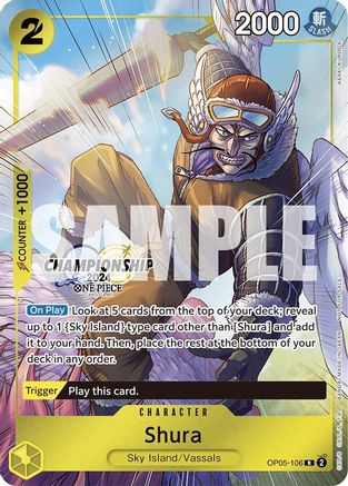 Shura (CS 2024 Celebration Pack) (OP05-106) - One Piece Promotion Cards - Single Cards