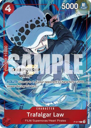 Trafalgar Law (CS 2024 Celebration Pack) (P-017) - One Piece Promotion Cards - Single Cards