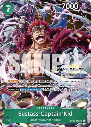 Eustass"Captain"Kid (CS 2024 Celebration Pack) (ST02-013) - One Piece Promotion Cards - Single Cards