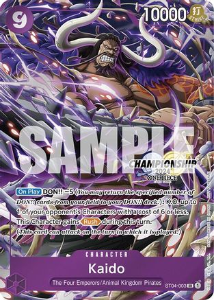 Kaido (CS 2024 Celebration Pack) (ST04-003) - One Piece Promotion Cards - Single Cards