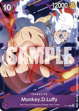 Monkey.D.Luffy (CS 2024 Participation) (P-041) - One Piece Promotion Cards - Single Cards