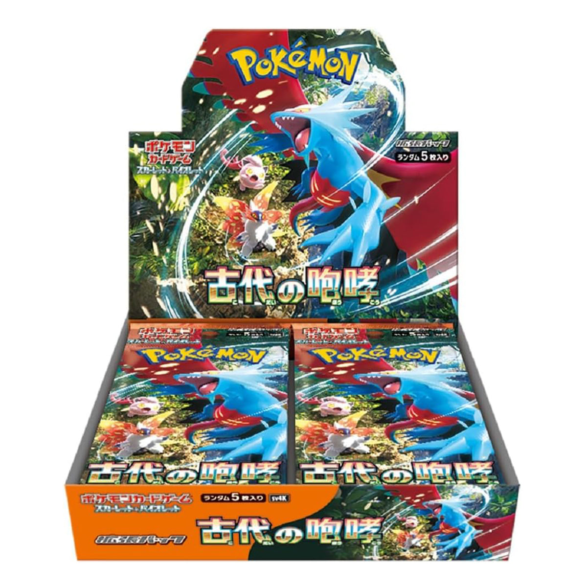Pokemon Scarlet & Violet SV4K Ancient Roar Booster Box Japanese - Trading Card Games