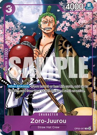 Zoro-Juurou (Event Pack Vol. 5) (OP05-067) - One Piece Promotion Cards - Single Cards