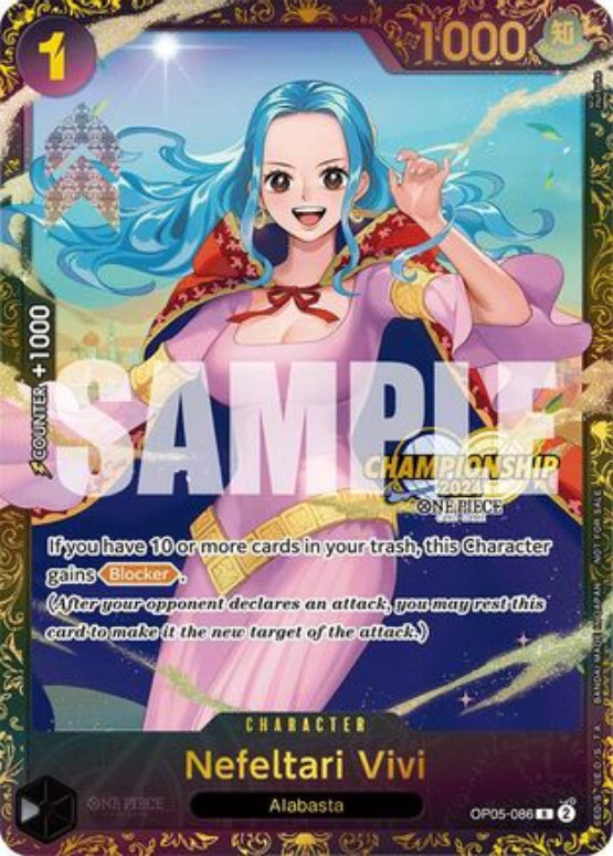 Nefeltari Vivi (October Championship 2024 Store Regionals) (OP05-086) - One Piece Promotion Cards Foil - Single Cards