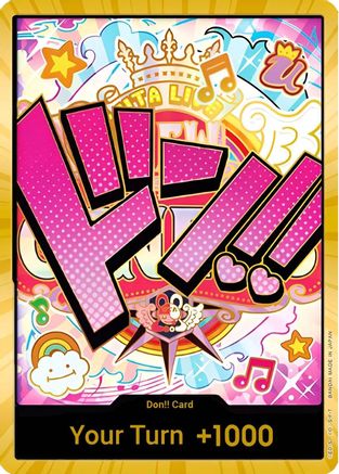 DON!! Card (Uta) (Gold) - Premium Booster -The Best- Foil - Single Cards