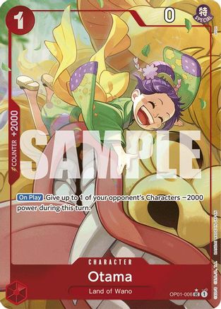 Otama (Alternate Art) (OP01-006) - Premium Booster -The Best- Foil - Single Cards