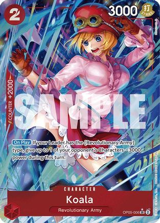 Koala (Alternate Art) (OP05-006) - Premium Booster -The Best- Foil - Single Cards