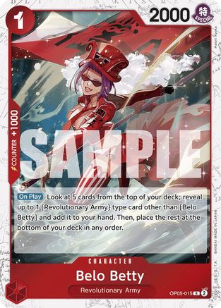 Belo Betty (Jolly Roger Foil) (OP05-015) - Premium Booster -The Best- Foil - Single Cards