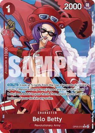 Belo Betty (Alternate Art) (OP05-015) - Premium Booster -The Best- Foil - Single Cards