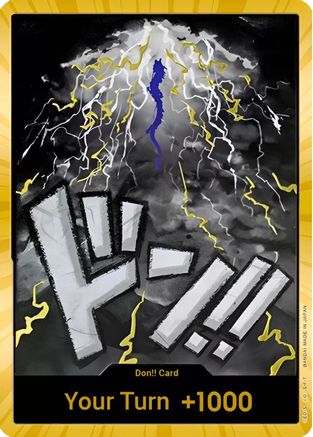 DON!! Card (Kaido) (Gold) - Premium Booster -The Best- Foil - Single Cards