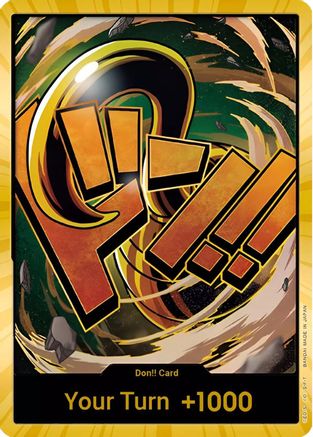 DON!! Card (Crocodile) (Gold) - Premium Booster -The Best- Foil - Single Cards