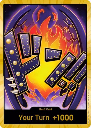 DON!! Card (King) (Gold) - Premium Booster -The Best- Foil - Single Cards