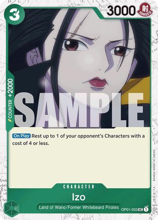 Izo (OP01-033) (Jolly Roger Foil) (OP01-033) - Premium Booster -The Best- Foil - Single Cards