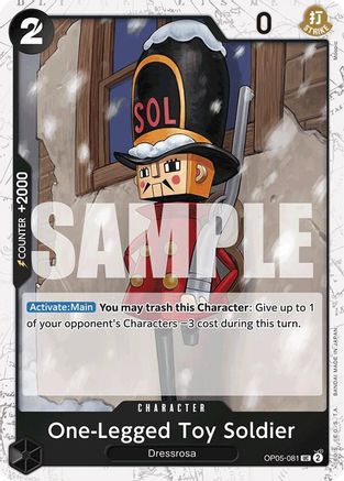 One-Legged Toy Soldier (Jolly Roger Foil) (OP05-081) - Premium Booster -The Best- Foil - Single Cards