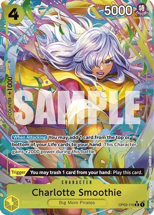Charlotte Smoothie (Alternate Art) (OP03-110) - Premium Booster -The Best- Foil - Single Cards
