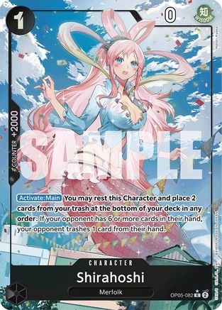 Shirahoshi (OP05-082) (Full Art) (OP05-082) - Premium Booster -The Best- Foil - Single Cards