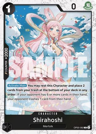 Shirahoshi (OP05-082) (Jolly Roger Foil) (OP05-082) - Premium Booster -The Best- Foil - Single Cards
