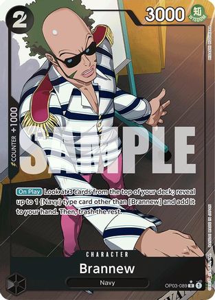 Brannew (Full Art) (OP03-089) - Premium Booster -The Best- Foil - Single Cards