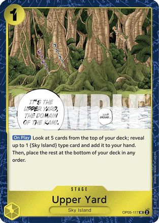 Upper Yard (Jolly Roger Foil) (OP05-117) - Premium Booster -The Best- Foil - Single Cards