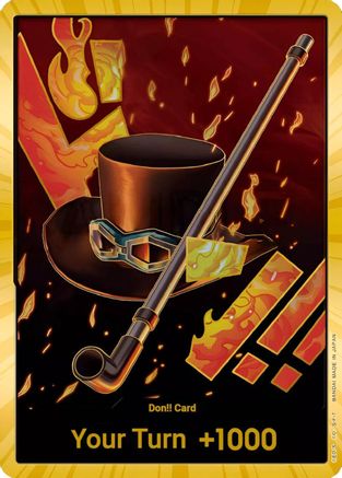 DON!! Card (Sabo) (Gold) - Premium Booster -The Best- Foil - Single Cards