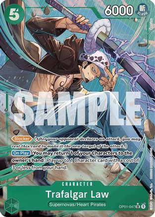 Trafalgar Law (OP01-047) (Alternate Art) (OP01-047) - Premium Booster -The Best- Foil - Single Cards
