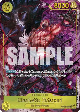 Charlotte Katakuri (Alternate Art) (OP03-123) - Premium Booster -The Best- Foil - Single Cards