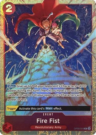Fire Fist (Premium Card Collection -Best Selection Vol. 2-) (OP05-019) - One Piece Promotion Cards - Single Cards
