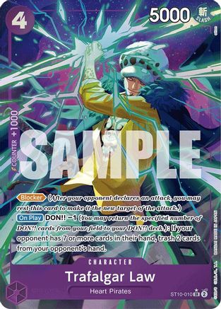 Trafalgar Law (ST10-010) (Alternate Art) (ST10-010) - Premium Booster -The Best- Foil - Single Cards