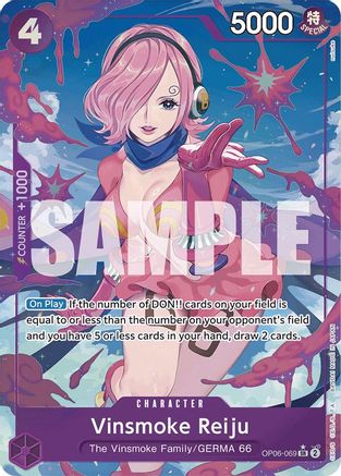 Vinsmoke Reiju (OP06-069) (Alternate Art) (OP06-069) - Premium Booster -The Best- Foil - Single Cards