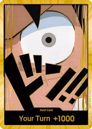 DON!! Card (Luffy) (Gold) - Premium Booster -The Best- Foil - Single Cards
