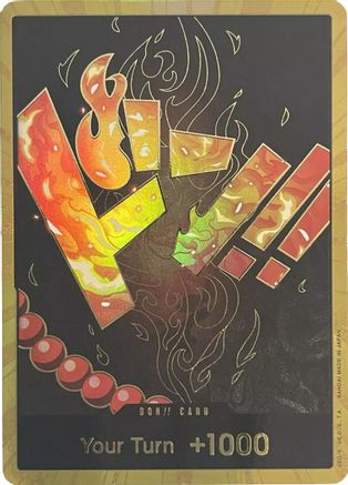 DON!! Card (Ace) (Gold) - Premium Booster -The Best- Foil - Single Cards