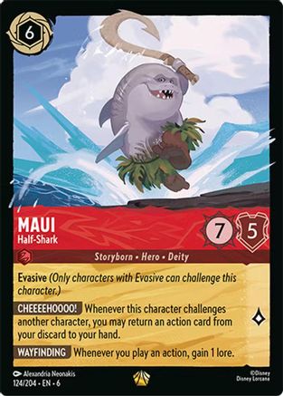 Maui - Half-Shark (124/204) - Azurite Sea - Single Cards
