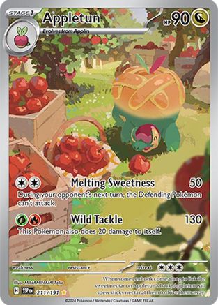 Appletun 211 - SV08 Surging Sparks Holofoil - Single Cards