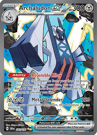 Archaludon ex 241 - SV08 Surging Sparks Holofoil - Single Cards
