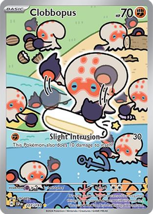 Clobbopus 207 - SV08 Surging Sparks Holofoil - Single Cards