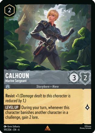 Calhoun - Marine Sergeant (191/204) - Azurite Sea - Single Cards