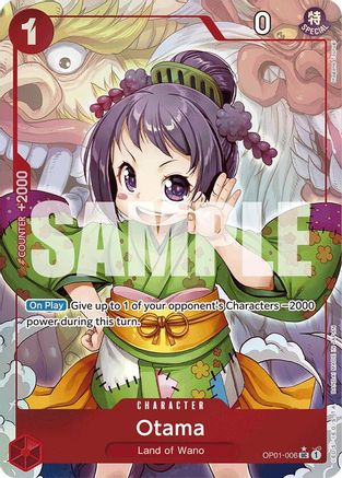 Otama (Full Art) (OP01-006) - Premium Booster -The Best- Foil - Single Cards