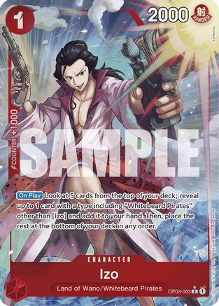 Izo (OP03-003) (Full Art) (OP03-003) - Premium Booster -The Best- Foil - Single Cards