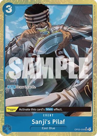 Sanji's Pilaf (Alternate Art) (OP03-056) - Premium Booster -The Best- Foil - Single Cards